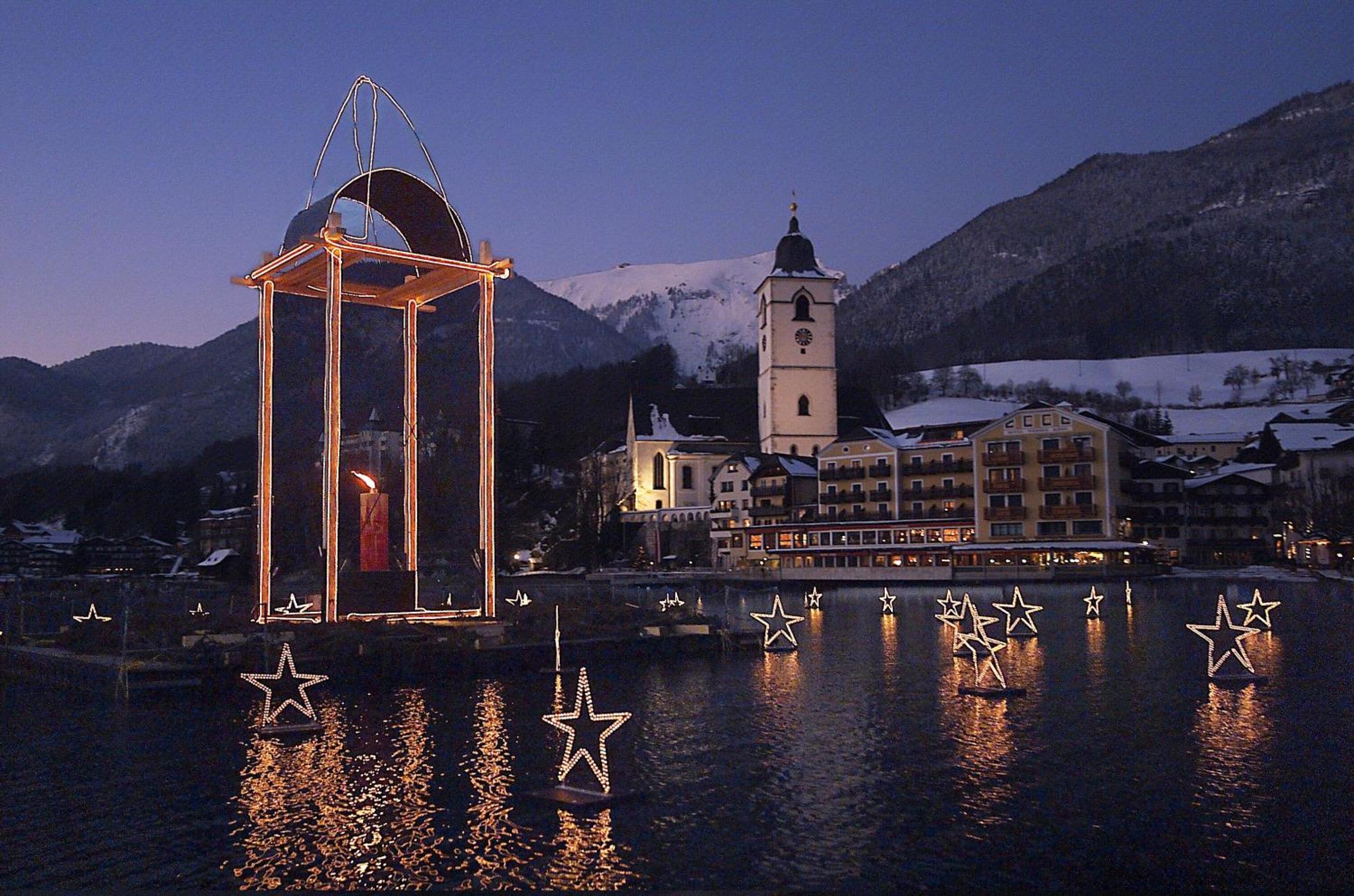 Aberseeblick Pension Ellmauer Saint Wolfgang Zewnętrze zdjęcie